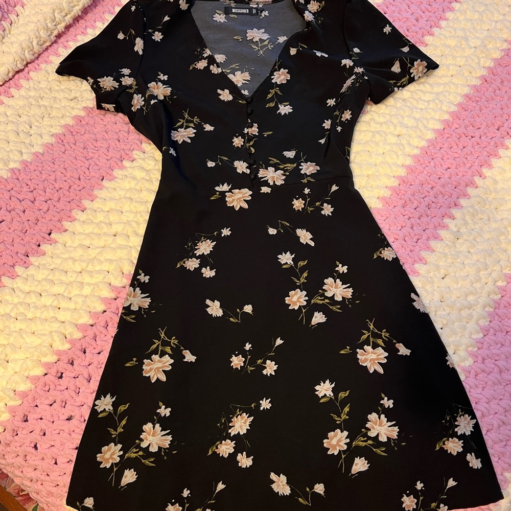 Missguided floral dress